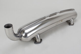 Silencieux 2 entrées et 1 sortie Ø70mm  911 66-73 TÜV