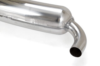 Muffler 911 T/E/S  1/1963-7/1973 - Street - Stainless Steel - 2 in x 2 out - Ø 70 mm (2 3/4") Tips