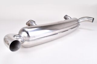 Muffler 911 2.7 L  8/1973-7/1975 - Street - Stainless Steel - 2 in x 2 out - Ø 70 mm (2 3/4") Tips