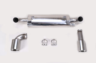 Abgasanlage Sport 964 2x89x115mm Oval poliert  (TÜV)