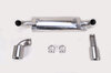 Abgasanlage Sport 964 2x89x115mm Oval poliert  (TÜV)