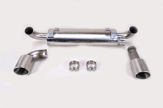 Abgasanlage Sport 964 2x89x115mm Oval poliert  (TÜV)
