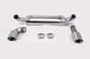 Abgasanlage Sport 964 2x89x115mm Oval poliert  (TÜV)
