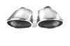 Exhaust Tip Set 993 Wide Body - Classic Design - Oval - Polished Stainless Steel - 4.6" W x 3.5" H