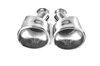 Exhaust Tip Set 993 Wide Body - Classic Design - Oval - Polished Stainless Steel - 4.6" W x 3.5" H