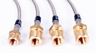 Stainless Brake Lines 964 Wide Body / 965 3.3 L + 3.6 L