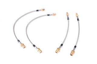Brake Lines, Braided Steel, 356 Coupe 50 - 55/356B/356C, 60 - 65