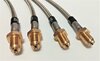 Brake Lines, Braided Steel, 356 Coupe 50 - 55/356B/356C, 60 - 65