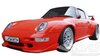 Wide Body Fender Flare Set 993 - GT2 Street - 1995 GT2 Style / Short Rear Tribute - GRP