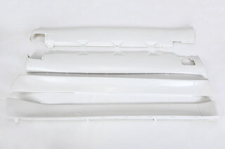 Narrow Body Side Skirt Set 993 - RSR Style - GRP - With Right Side Splash Panel Cutout