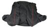 Brombacher Exclusiv Cover 996/997 4S ohne Heckspoiler  Schwarz, Naht rot, mit Tasche ohne Logo
