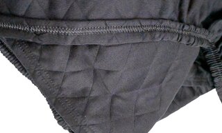 Brombacher Exclusiv Cover 996/997 4S ohne Heckspoiler  Schwarz, Naht rot, mit Tasche ohne Logo