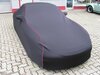 Brombacher Exclusiv Cover 996/997 4S ohne Heckspoiler  Schwarz, Naht rot, mit Tasche ohne Logo