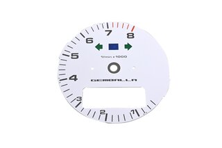 gauge face "Gemballa"  white