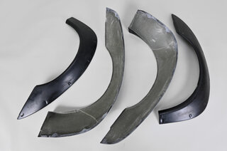 Jeu extentions d'ailes 993 GT2 14"  kevlar carbon