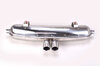 Street Muffler 986 Boxster / S  2000-04 - Stainless Steel - Dual 3" (76 mm) Tips - EEC Approval