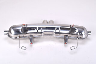 Street Muffler 986 Boxster / S  2000-04 - Stainless Steel - Dual 3" (76 mm) Tips - EEC Approval