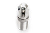 Gabelkopf M34 x 1.5 in silber (Alu), mit Stellring, Linksgewinde