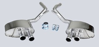Secondary Sport Muffler Set Panamera S / 4S - Brombacher Edition - For FVD Exhaust Tips