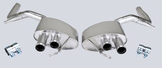 Secondary Sport Muffler Set Panamera S / 4S - Brombacher Edition - For FVD Exhaust Tips