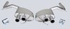 Secondary Sport Muffler Set Panamera S / 4S - Brombacher Edition - For FVD Exhaust Tips