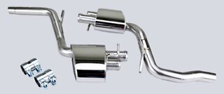 Secondary Sport Muffler Set Panamera S / 4S - Brombacher Edition - For FVD Exhaust Tips