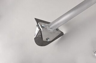 Arceau alu 964 TO avec appuis sur passage de roue et platines à souder