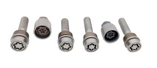 Felgenschlossatz - Silber - für 15mm VA + 23mm HA Distanzen