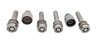 Felgenschlossatz - Silber - für 15mm VA + 23mm HA Distanzen
