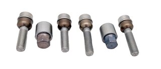 Felgenschlossatz - Silber - für 15mm VA + 23mm HA Distanzen