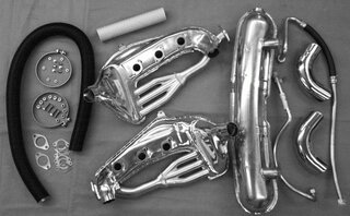 Free-flow kit 2.7/3.0 ( 2 sorties Ø85mm à souder )