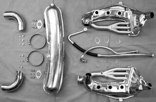 Free Flow Exhaust Kit 911 3.2L - Sport - With Heat - Dual Outlet - ø 84 mm Tips