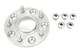 Wheel Spacer - 15 mm - Silver - Hub Centric - Sold Individually