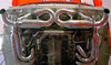 Abgasanlage "M&M" RACE 996 3,6l 02-, Edelstahl, Katleerrohre, Endrohre inkl. Fächerkrümmer