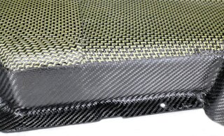 Rear Bumper 993 C2 / C4 / RS - European - Kevlar (Carbon) - Narrow Body - Prime Coated