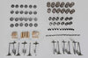 FVD Exclusive Sport Valve Kit - Intake 50 mm / Exhaust 43 mm - Shaft 8 mm with 3 Grooves