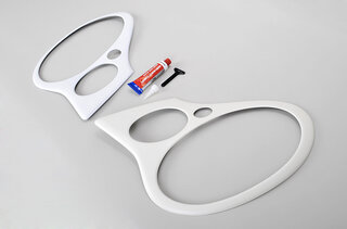 Euro Style Headlight Cover Set 996.2 - Includes Headlight Washer Nozzle Cut Outs