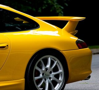 Rear Spoiler 996.2 Coupe - 996.2 GT3 Tribute / Aero Kit Cup II - Kevlar / Carbon - Wing Not Adjust.
