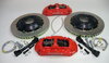 Sport Brake System - FRONT - BREMBO GT - 6 Piston - Drilled - 380 x 32 mm, caliper red