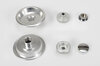Aluminum Door Lock Set 911 / 930 / 964 / 965  1984-94 - Silver