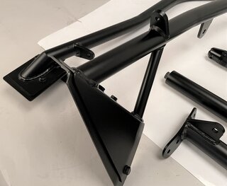 Cage acier 924/944/968 protections lat./barre harnais/diagonale filetée (non homologable FIA/FFSA)