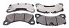 Plaquettes de frein  AV 18" étrier argent - Macan