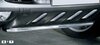 Protection de spoiler courte et droite inox