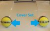 Cibie Reproduction Hood Light Cap Set - Yellow -  Ø 150mm