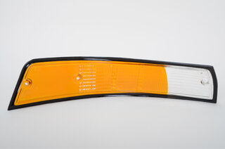 Front Turn Signal Lens 911 65-73 - Left - European Version - Black Trim