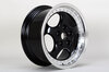 Felge Cup Design Look 3-teilig  8,5 x 18 ET52 schwarz