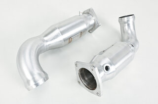 Sport Muffler 997 TT "+650PS"  (Sound Version), Stainless Steel, Cat Bypass