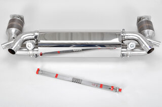 Silencieux sport "Brombacher" pour 991 turbo à clapets avec cata. HD sport 200 cellules (export)