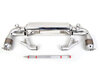 Silencieux sport "Brombacher" pour 991 turbo à clapets avec cata. HD sport 200 cellules (export)