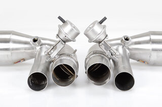 Silencieux sport "Brombacher" pour 991 turbo à clapets avec cata. HD sport 200 cellules (export)